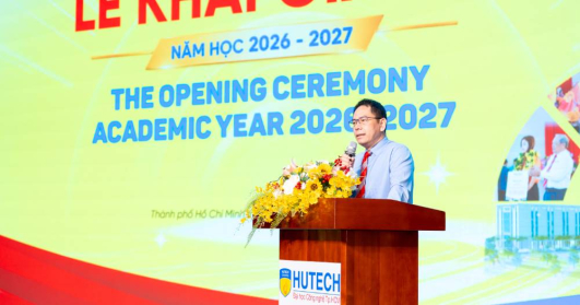 HUTECH khai giảng năm học 2026-2027, đồng hành cùng sinh viên kiến tạo những giá trị bền vững