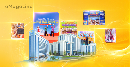 SINH VIÊN HUTECH MỪNG SINH NHẬT LẦN THỨ 31 CỦA TRƯỜNG!