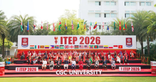 Assoc. Prof. Dr. Thai Van Nam strengthens academic ties and expands cooperation with CGC University, Mohali, India