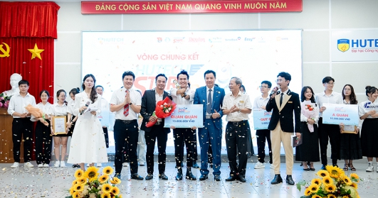 “Cụt yêu đời” Nguyễn Ngọc Nhứt trở thành tân Quán quân HUTECH Startup Wings 2024