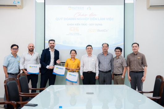 HUTECH kết nối CIC, đưa công nghệ thiết kế kết cấu hiện đại vào giảng đường