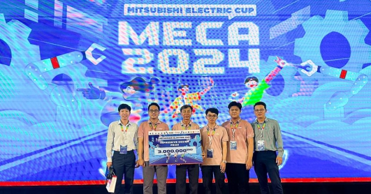 HUTECH Institute of Engineering students shined at MECA 2024 with “Impressive Design Prize”