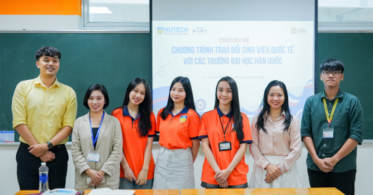 Sinh viên Hàn Quốc học HUTECH chuẩn bị hành trang “xuất ngoại”