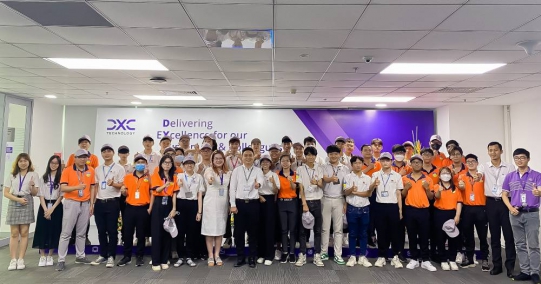 Sinh viên ngành Công nghệ thông tin VJIT tham quan Công ty DXC Việt Nam