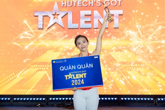 Ấn tượng tân Quán quân HUTECH’s Got Talent 2024: từng đạt Huy chương Đồng SEA Games 31