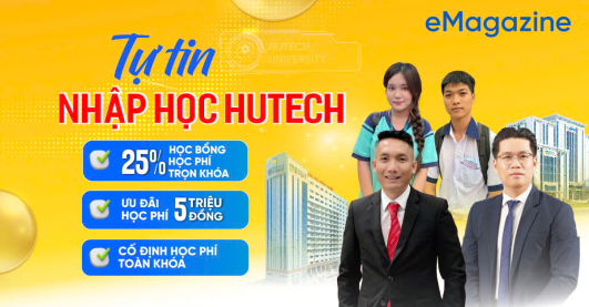Kỷ niệm 30 năm thành lập: HUTECH tặng học bổng hấp dẫn, học phí cố định toàn khóa cho thí sinh cả nước