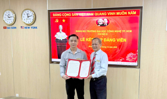 Chi bộ 6 tổ chức Lễ kết nạp Đảng viên