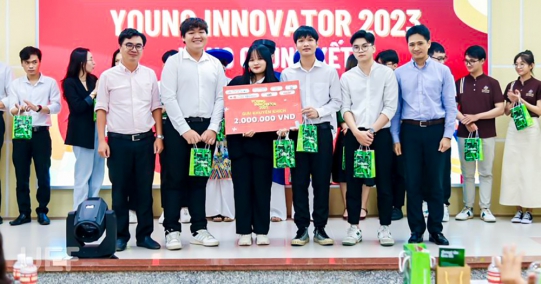 Sinh viên VJIT mang đến dự án hấp dẫn tại Chung kết cuộc thi “Young Innovator 2023 - tài năng khởi nghiệp sáng tạo 2023”