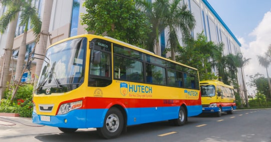 Sơ đồ các tuyến xe buýt và bãi gửi xe dành cho sinh viên HUTECH