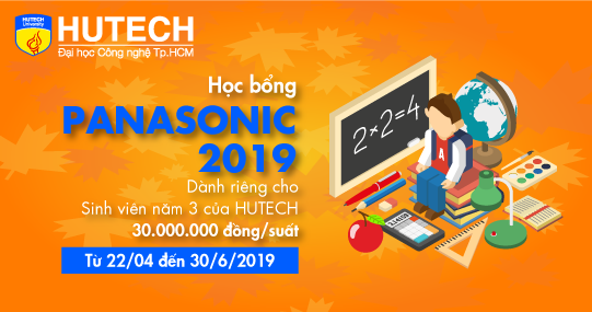 Sinh viên HUTECH có thêm cơ hội nhận Học bổng Panasonic 2019