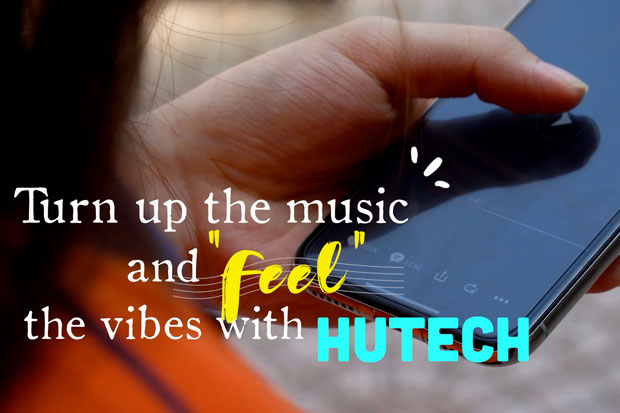 Turn up the music and feel the vibes with HUTECH