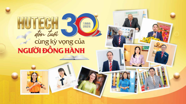 HUTECH tuổi 30 - Kỳ vọng của người đồng hành