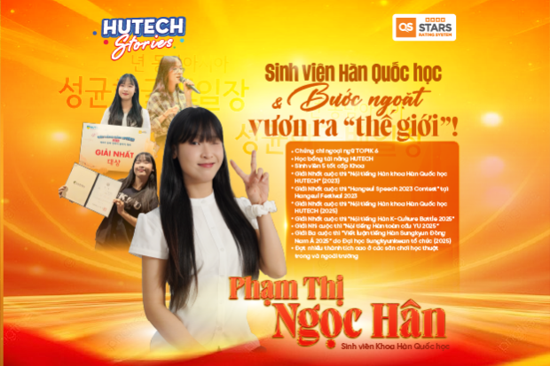 HUTECH Stories Ep.189 | Sinh viên Hàn Quốc học và bước ngoặt vươn ra “thế giới”